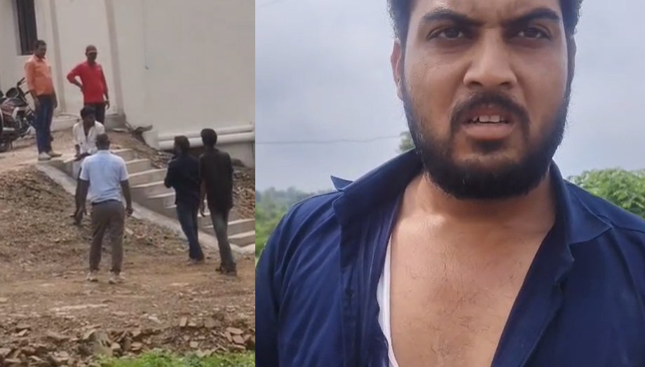पन्ना जल निगम ऑफिस के बाहर तालिबानी रवैया, मोबाइल किस्त मांगने आए रिकवरी एजेंट को दौड़ा-दौड़कर लाठियों से पीटा, घटना का लाइव वीडियो सोशल मीडिया में वायरल
