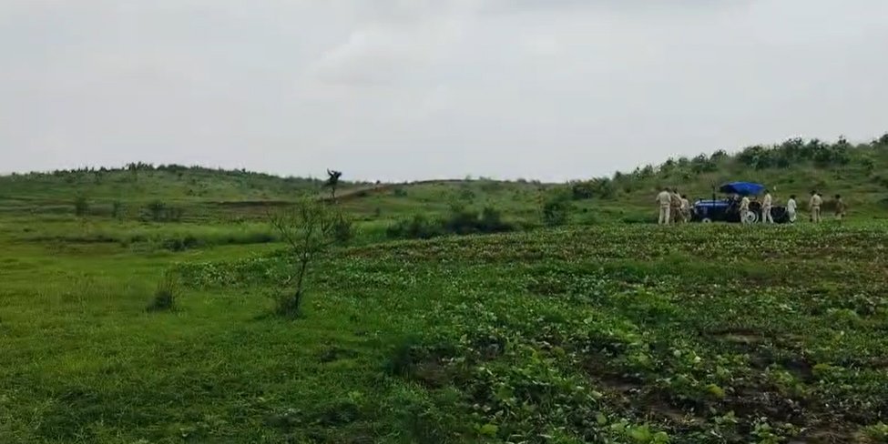 विदिशा के लटेरी में वन विभाग की बड़ी कार्यवाही, 10 हेक्टेयर खड़ी फसल कराई नष्ट