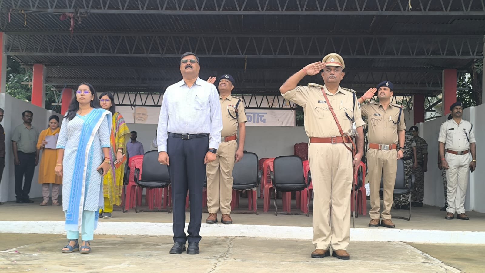 स्वतंत्रता दिवस पर होने वाली परेड का हुआ फुल ड्रेस रिहर्सल, विद्यार्थियों ने दी सांस्कृतिक कार्यक्रमों की प्रस्तुति